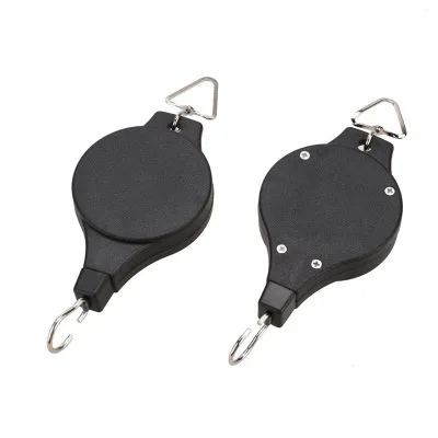 2pcs Выдвижной шкив 1/2 шт. цветочных растений передачи корзина горшки крючок Вешалка сад набор DC120 - Цвет: 2pcs