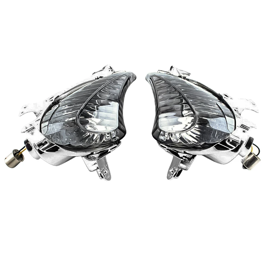 

For Suzuki Hayabusa GSXR1300 2008 2009 2010 Front Turn Signals Indicator Lens Cover Smoke