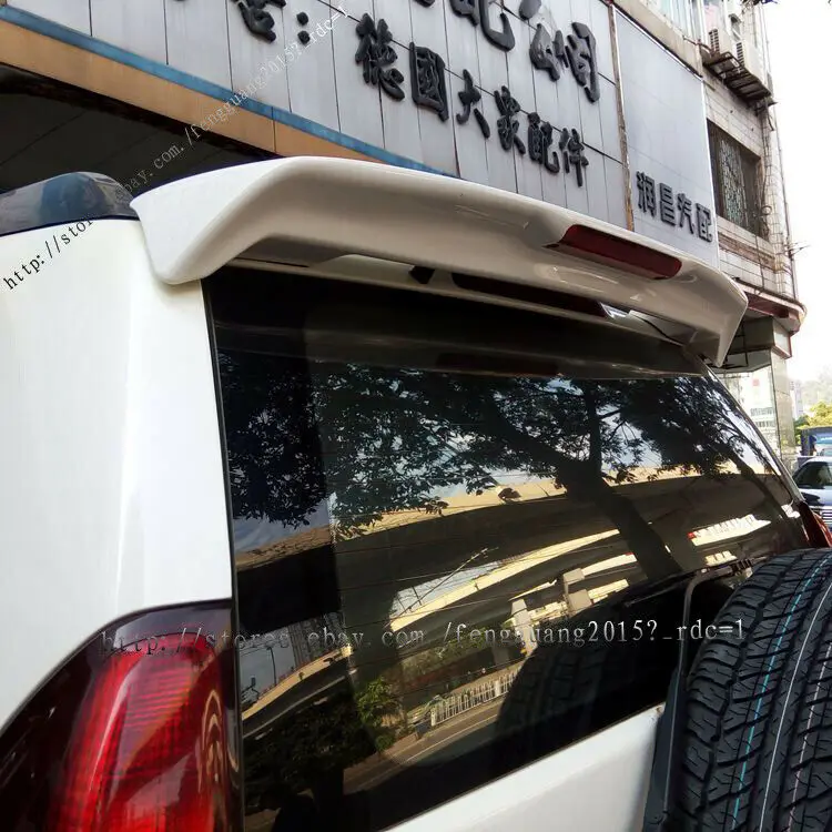 For Toyota Prado Fj120 J120 2003-2009 1pcs With Led Unpainted Wing Spoiler Car modification Car accessories