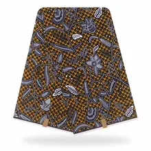 Новейший африканский блок восковой печати ткани и java дизайн, модный нигерийский Анкара хлопок воск ткань для женщин вечерние