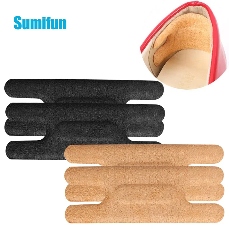 1Pair Heel Patch Insole Sticker Anti-wear Anti-slip Adhesive Pads H-type Invisible Insoles Pain Relief Cushion Foot Care Tool