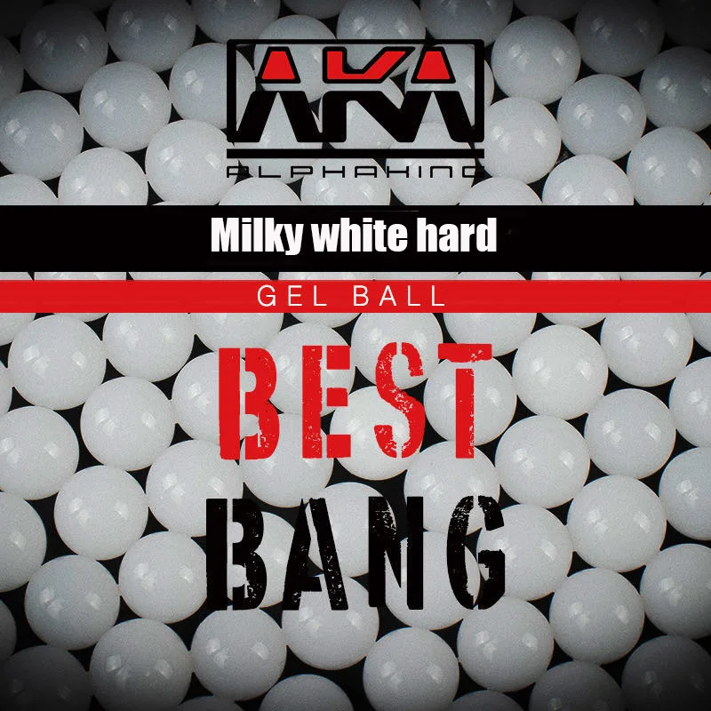 

AKA Milky White Gel Ball 7-8MM Hardened and Toughened High-quality For GelBlaster