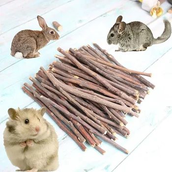 

100g/50g/set Rabbit Chinchilla Guinea Pig Squirrel Bite Molar Branch Bird Parrot Hamsters Chewing Toys