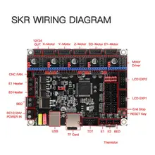 SKR V1.3 плата управления аксессуары главный мотор драйвер Материнская плата PCB мини модуль