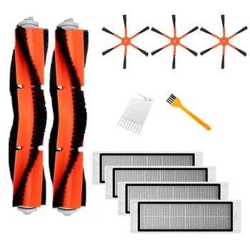 

2x Main Brush + 3x Side Brush + 4x HEPA Filter Suitable for Xiaomi Vacuum 2 Roborock S50 for Xiaomi Roborock Mi Robot Parts Filt