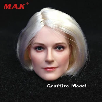 

In Stock DSTOYS D-OO11/6 Scale Female European Girl Pale Head Sculpt Carved Model for 12'' Action Figure Body