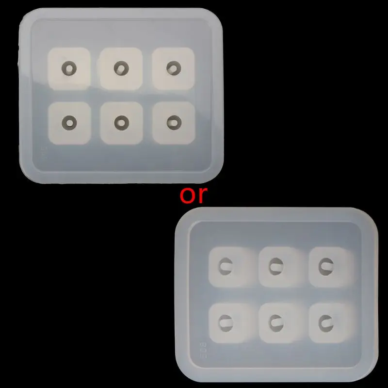 

Ювелирные изделия, силиконовая круглая, квадратная, овальная форма, форма для бусин из смолы, инструмент «сделай сам» для изготовления браслетов