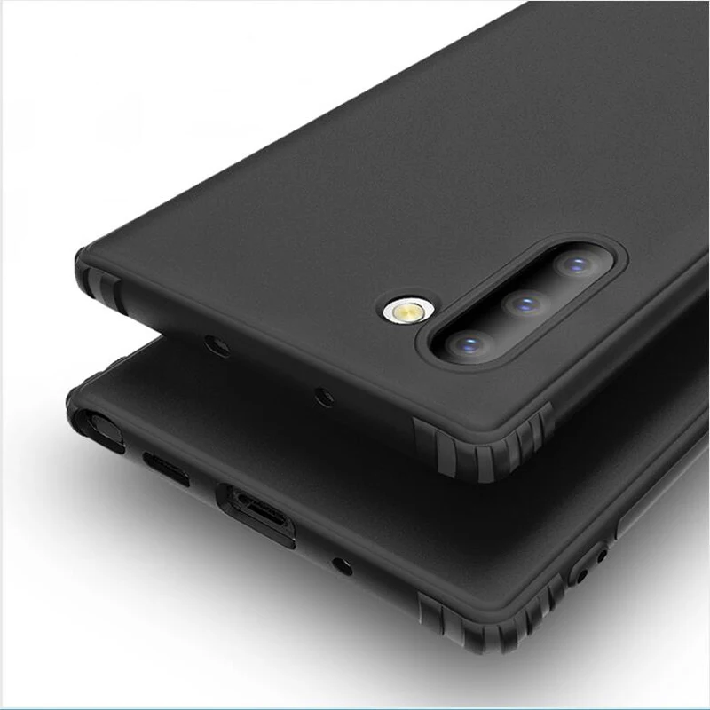 

SUREHIN anti shock case for Samsung galaxy Note 10 Plus Pro cover S10e 9 soft matte black coque for samsung galaxy note 10+ case