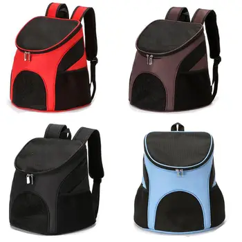 

Foldable Pet Carrier Backpack Dog Cat Outdoor Travel Carrier Packbag Portable Zipper Mesh Pet Backpack Pet Out Bag Cat Backpack