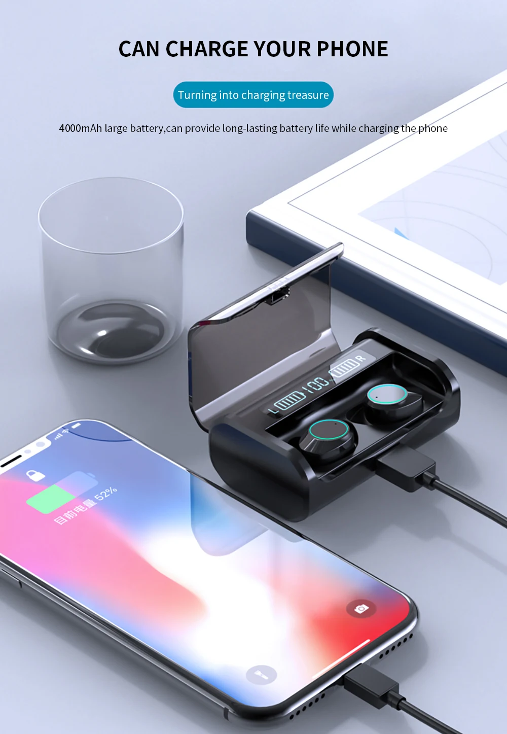 TWS беспроводные Bluetooth наушники 5,0 Mini G06 спортивные водонепроницаемые Bluetooth наушники