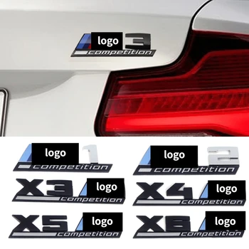 

Car Rear Sticker Trunk Badge for BMW M X1 X2 X3 X4 X5 X6 M1 M2 M3 M4 M5 M6 Competetion Logo Auto Emblem Side Decal Accessories