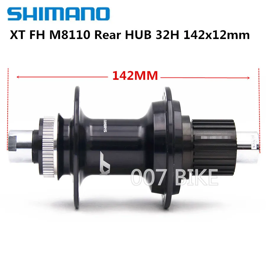 SHIMANO DEORE XT M8110 FH BH M8100 HUB 12 s 32H Центральный замок 148x12 мм 110x15 MICRO SPLINE Hub ось для