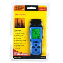 Детектор электромагнитного поля, ручной EMF детектор, цифровой ЖК-дисплей, измеритель температуры, измерительный прибор WWO66