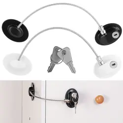 Verrou de sécurité pratique pour bébé, Protection contre les chutes des portes, des placards, des tiroirs, des fenêtres, des réfrigérateurs 