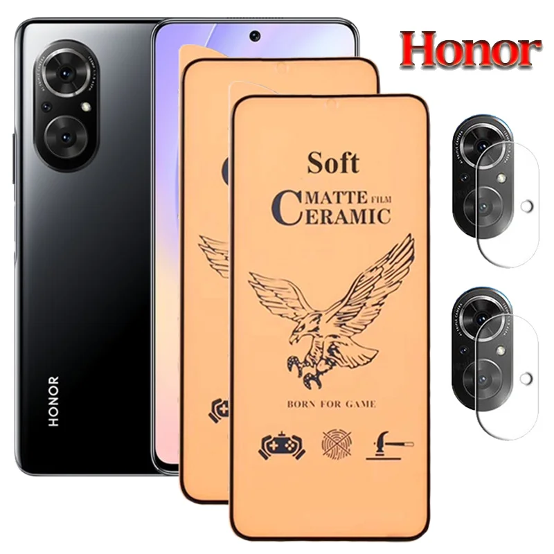 Матовое стекло для Honor 50 SE Pro 10 X Lite защитная пленка экрана мягкая очки Huawei Light 10X