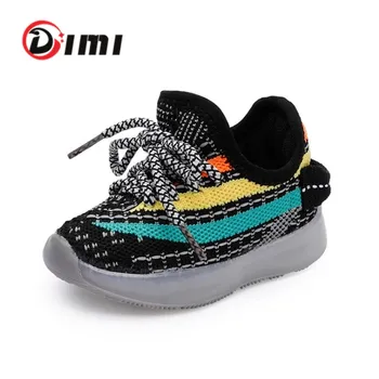 

DIMI 2020 Autumn Baby Shoes For Girl Boy Soft Comfortable Infant Casual Shoes Knitting Breathable Non-slip Kid Sneakers