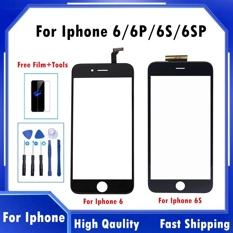 Touchscreen Panel Glass For Iphone 6 6S PLUS Touch Screen Sensor Digitizer Lens For Iphone 6 Replacement Parts