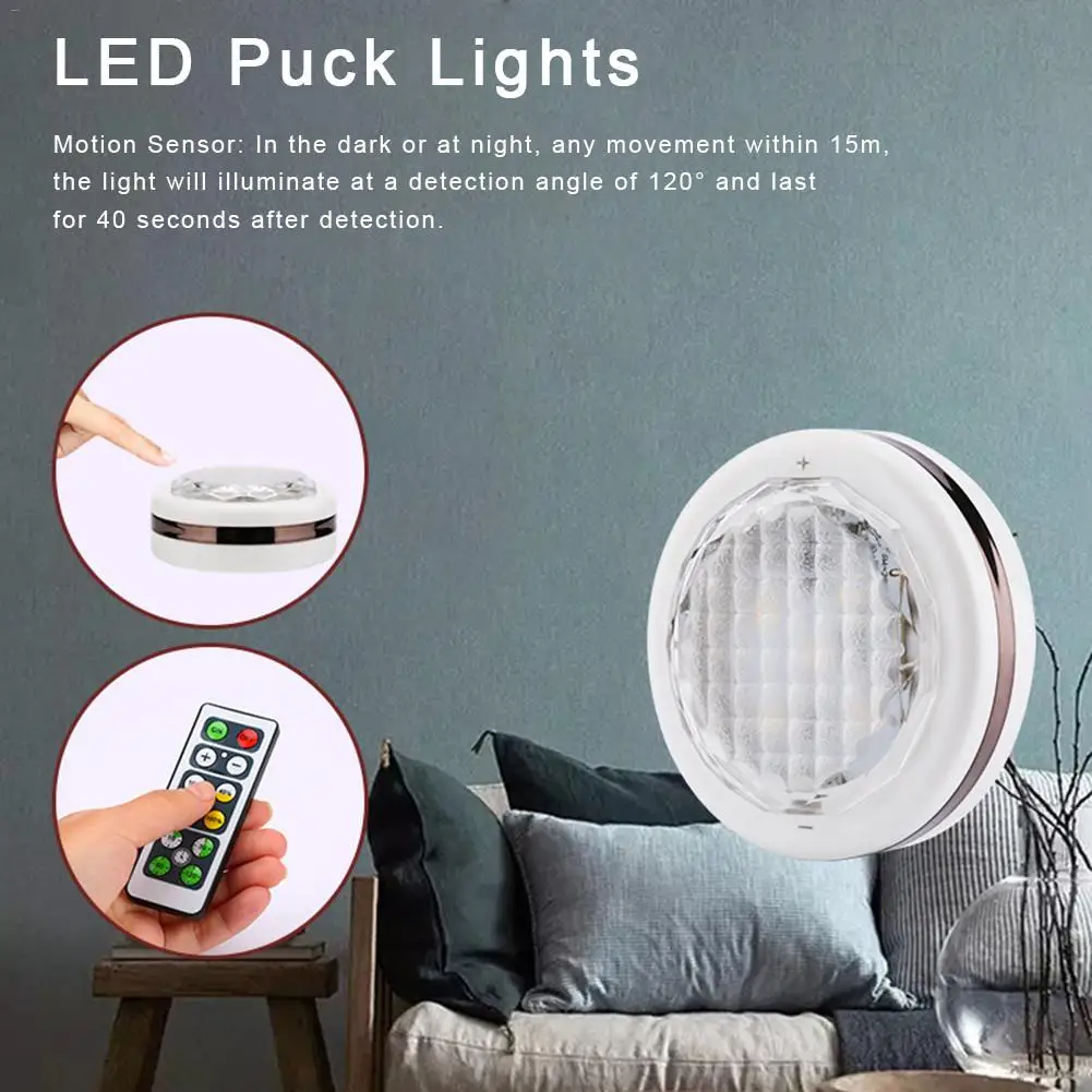 3 Pack Wake Up Lamps Motion Sensor Cabinet Lights 3d Wardrobe