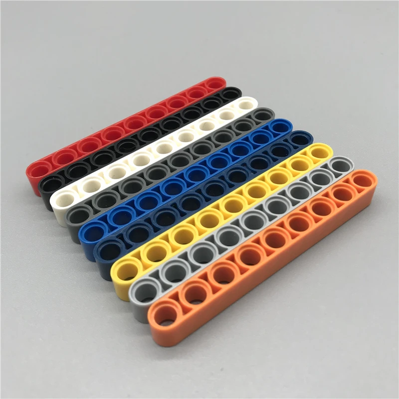 LEGO Technic 4 x épais lift arm Brique faisceau avec trous 1 X 9 Blanc