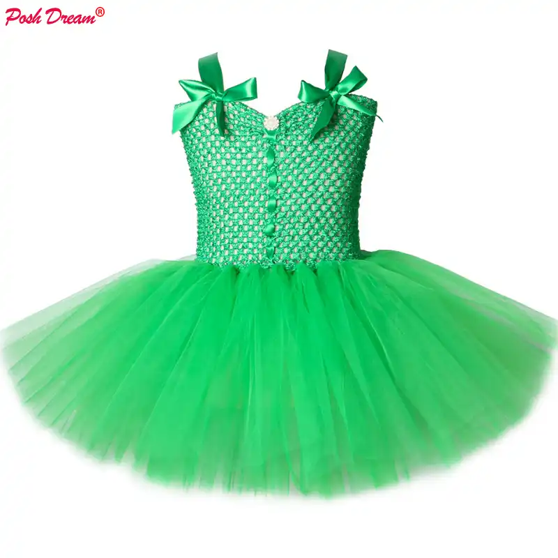 baby girl green tutu
