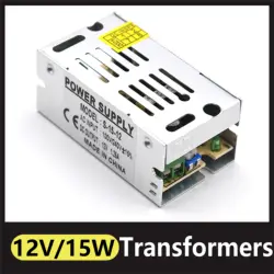 Power Supply Adapter Light Transformer AC 110V 220V To DC 12V  15W Power Supply Source Adapter Strip Switch LED Driver Adapter