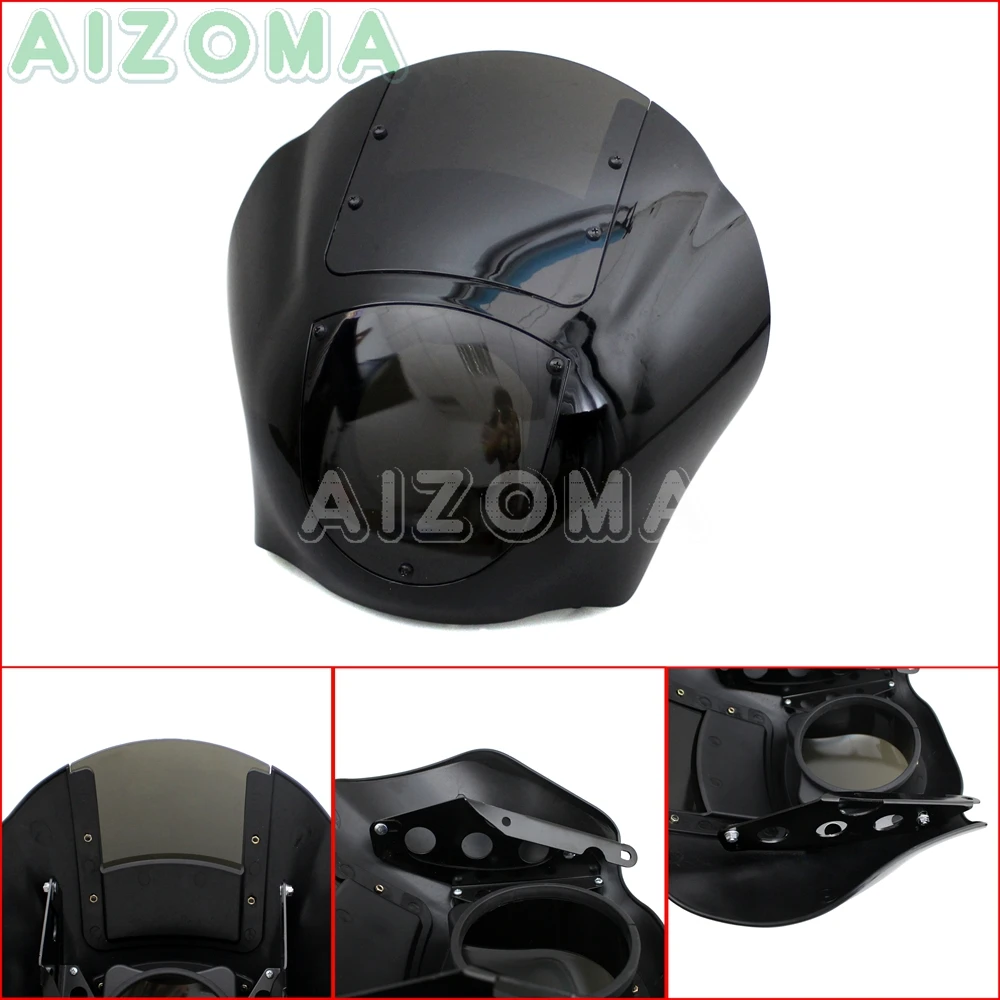 Мотоциклетный обтекатель для передних и задних фар Harley Dyna Super Wide Glide модель 1986 2017