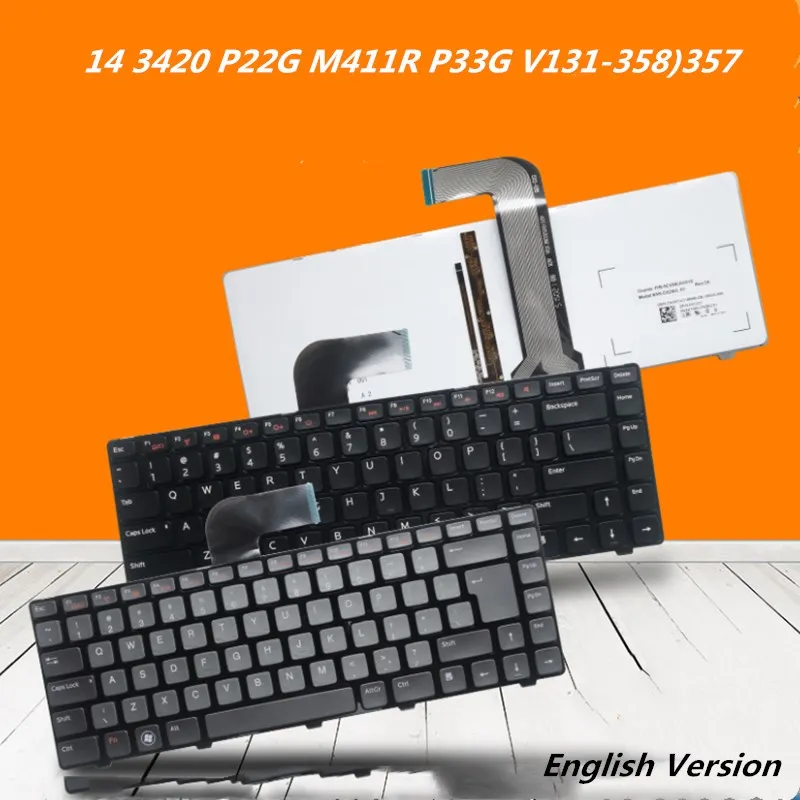 Laptop English Keyboard For Dell Inspiron 14 3420 P22G M411R P33G V131-358)357 Notebook Replacement layout | Компьютеры и офис