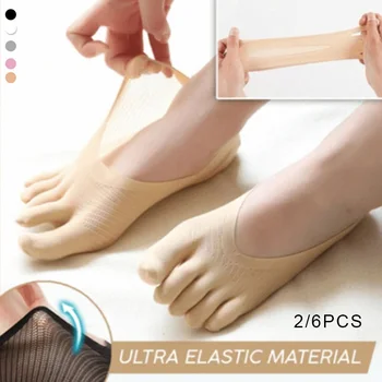 

Running Five Fingers Invisible Liner Boat Cotton Ankle Toe Socks for Women Ladies XIN-Shipping