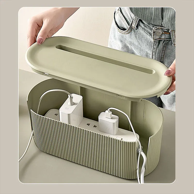 

Socket Storage Box Patch Panel Cable Storage Case Organizer Box Socket Plug Wireless WiFi Router Board Bracket Household Bedroom