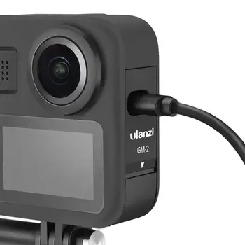 

Detachable Battery Cover Type-C Charging Port for GoPro max360 Panoramic Action Camera