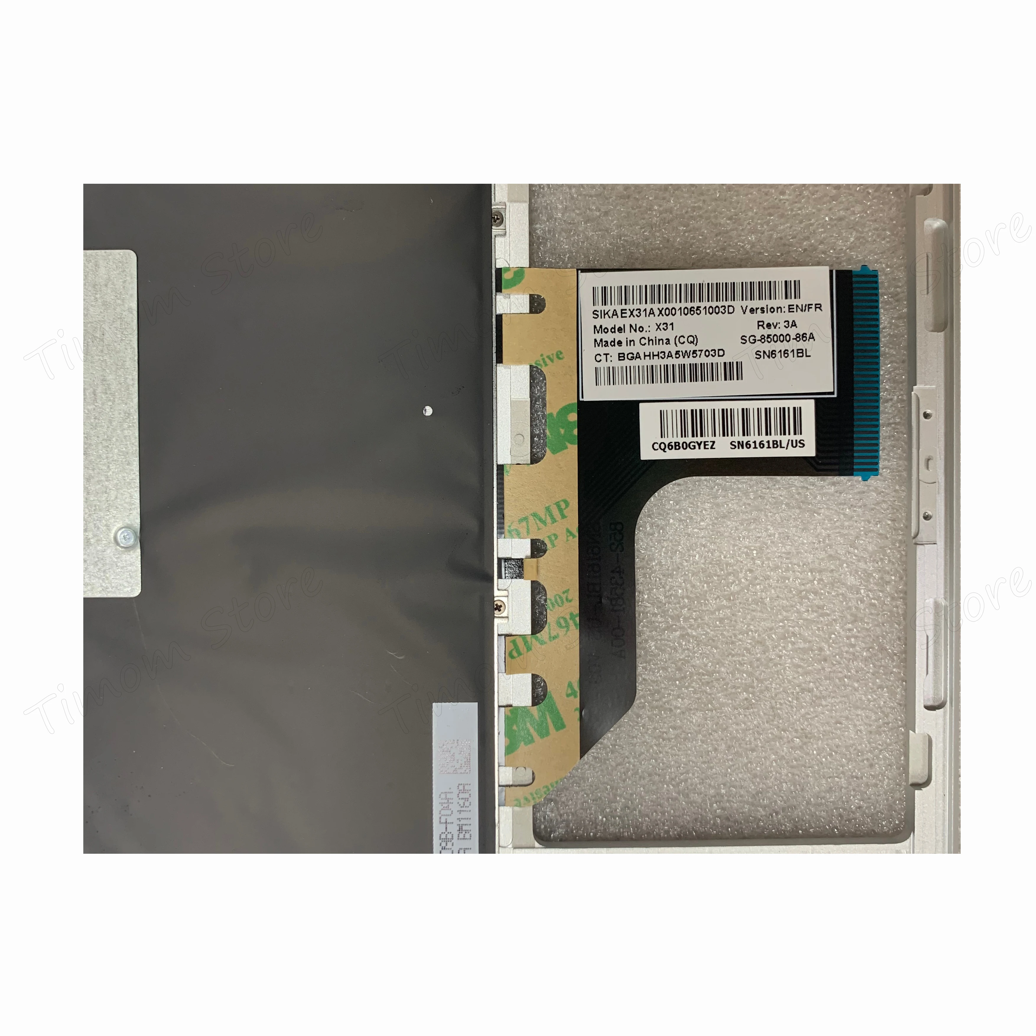 918027 DB1 001 для HP Spectre X360 13 вт AC оригинальный корпус C серебристый + Подсветка VER: EN/FR