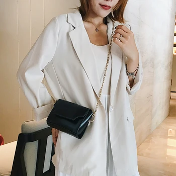 

Retro Female Menssenger Envelope Chain Bags PU Leather Vintage Messenger Shoulder Bags for Women Outdoor Travelling Shopping