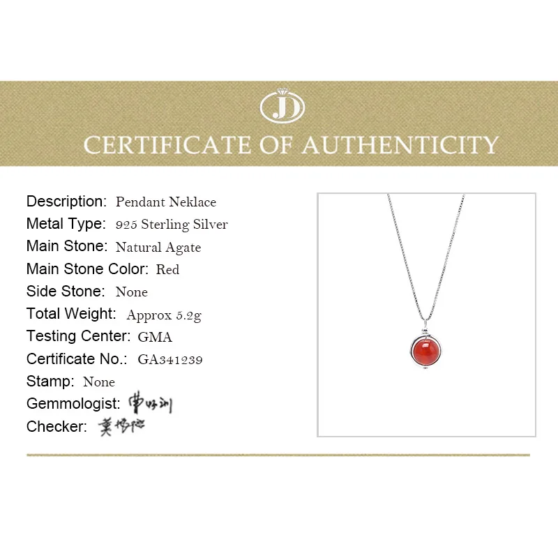 JD Classic 925 Sterling Silver Color 8mm Natural Malachite Lapis Crystal Opal Stone TigerEye Lucky Pendant Necklace 18″ Daily