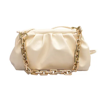 

JONON Chain Shoulder Bags for Women 2021 Luxury Solid Color Cross Body Bag Female Crossbody Bag Travel Handbags Lady Party Clutc