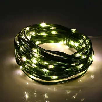

10M 100 LEDs USB Voice Control String Light Holiday Party Decor Music Lamp USB Socket String Lights For Christmas Wedding Party