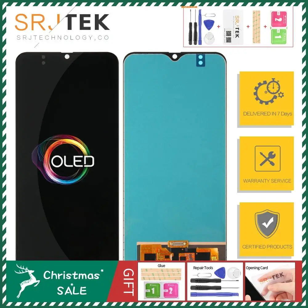 OLED для samsung Galaxy M30 дисплей сенсорный для samsung M30 экран дигитайзер панель сборка Замена M30 ЖК-SM-M305 M305F