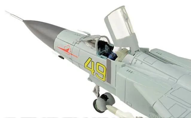 HOBBY MASTER LIMITED Mikoyan-Gurevich MiG-23M Flogger-B9 советских ВВС 787th IAP Yellow 49 1/72 модель самолета литья под давлением