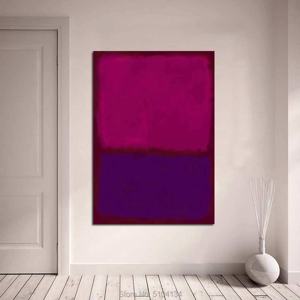 

Mark Rothko Classical Oil Painting Hand Painted Wall Art Picture Home Decor Canvas Painting Living Room Modern No Frame