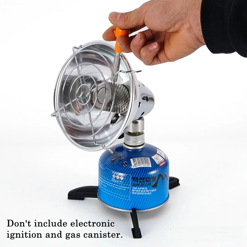 Outdoor Mini Heater Camping Gas Heating Stove Camping Fishing Tent Heater  Free Base and Storage Bag - AliExpress