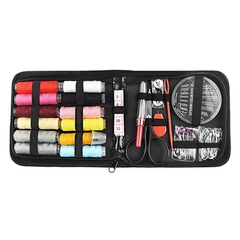

72Pcs Sewing Kits, Carry Portable Case for Household, Sewing Supplies of Thread, Needle, Tape Measure, Scissors