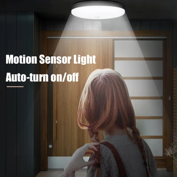 

Sensor Light 12W 18W LED Night Light Lamp 220V Infrared PIR Sensor Led Lights for Home Auto Turn On/ Cold White