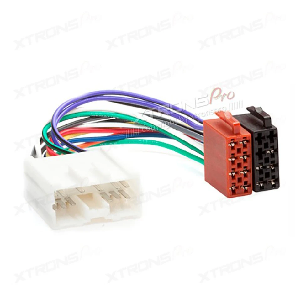 12-017 ISO Wiring Harness Stereo For Mitsubishi 1996-2006 Auto Radio Adapter  Connector Lead Loom Adaptor Power Cable Plug Wire - AliExpress