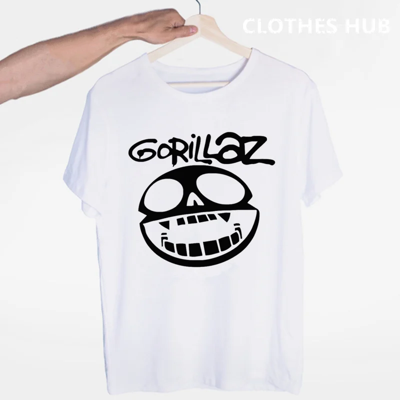 Мужская рок-группа чакахан лапша Murdoc футболка рассел короткий рукав Gorillaz футболка Ringer модная уличная одежда футболки одежда