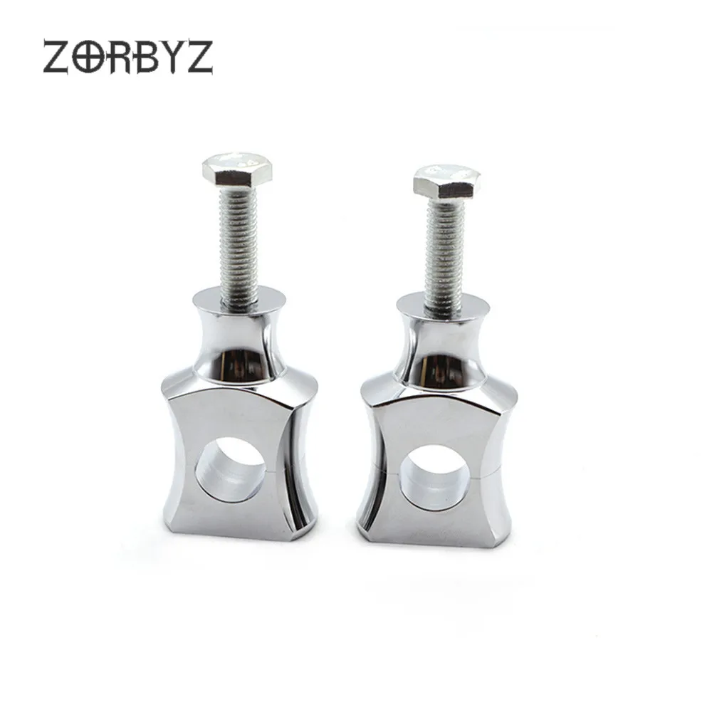 ZORBYZ 1 пара Универсальный 1 дюймов 25 мм алюминиевая ручка монтажный руль стояки зажим для Harley Honda Yamaha Kawasaki