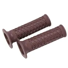 Мотоцикл 25 мм Универсальный руль Ретро резиновая рукоятка подходит для Harley Honda Yamaha Suzuki Kawasaki Кафе Racer Bobber на заказ