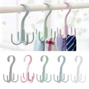 

New Handbag Bag Holder Space Saving Hanger Cabinets Clothes Rack 360 Degree Rotation Shoes Belt Scarf Hanging Rack