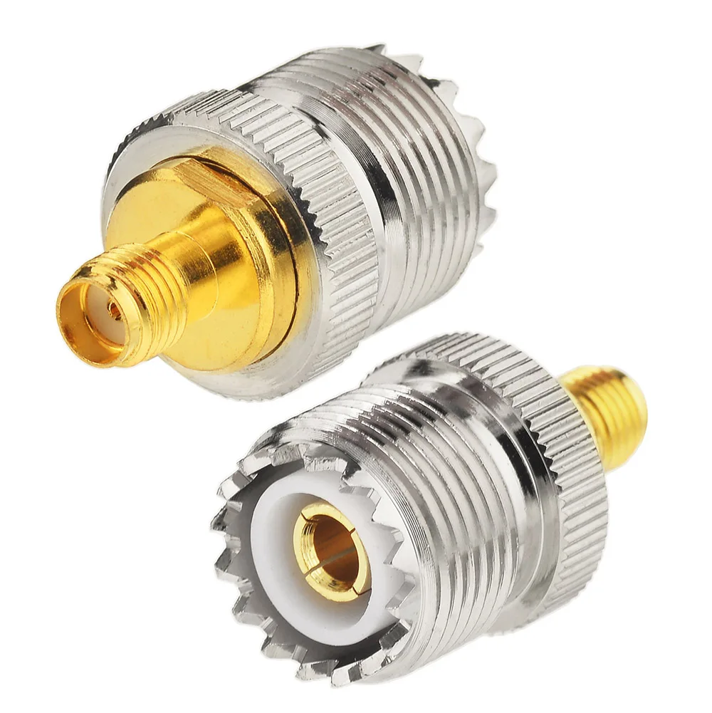 Адаптер для радиоантенны автомобиля 5 шт. разъем SMA Jack к UHF SO 239 Baofeng UV 5R Kenwood Quansheng TYT