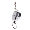 Fishing Zinger Retractor Key Ring Reel Holder Retractable Steel Cable Full Metal ► Photo 3/6