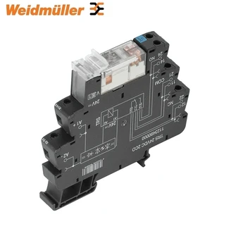 5 шт. Weidmuller тонкий реле TRS 24VDC 2CO 1123490000 и ломтик реле