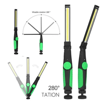 

Repair Work Light Flashlight Torch 800LM Adjustable USB Rechargeable LED